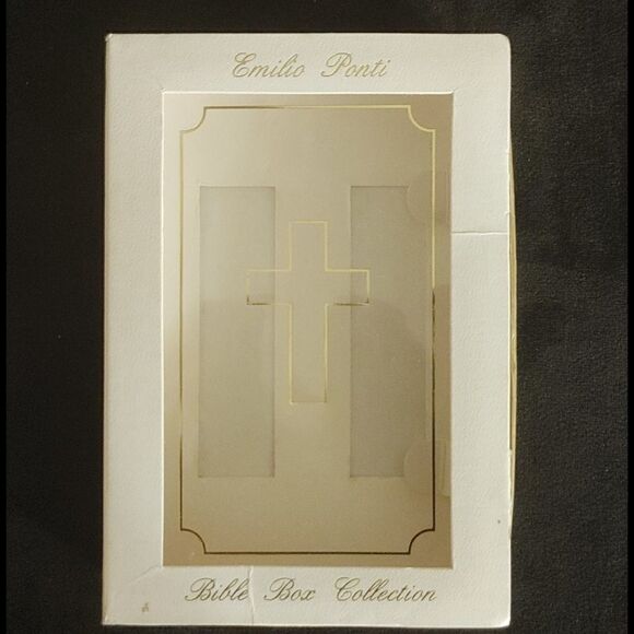 LADIES GOLD PLATED EMILIO PONTI BIBLE BOX WATCH - Picture 6 of 6